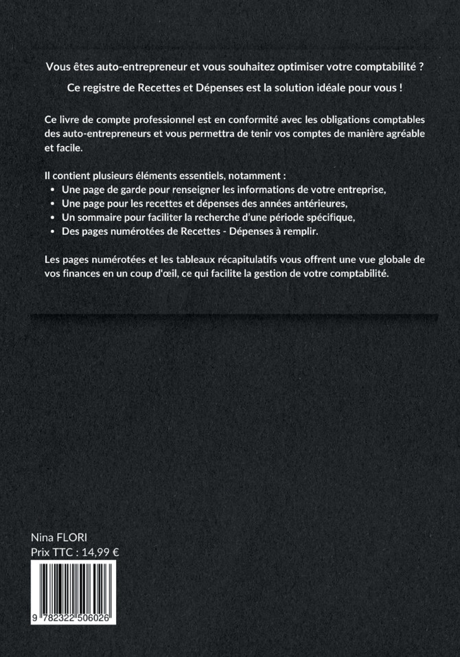 Livre de compte