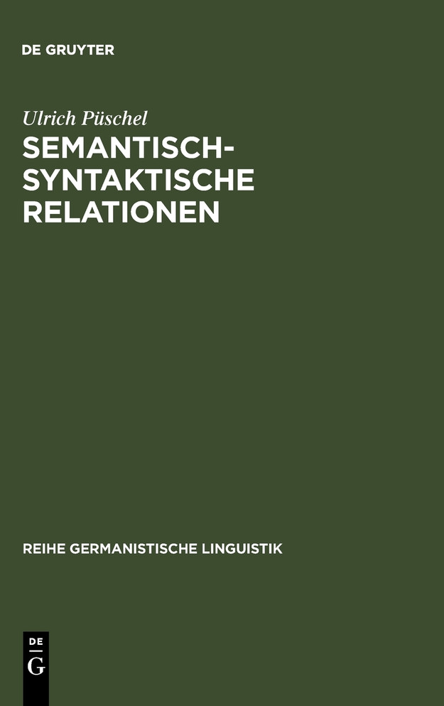 Semantisch-syntaktische Relationen