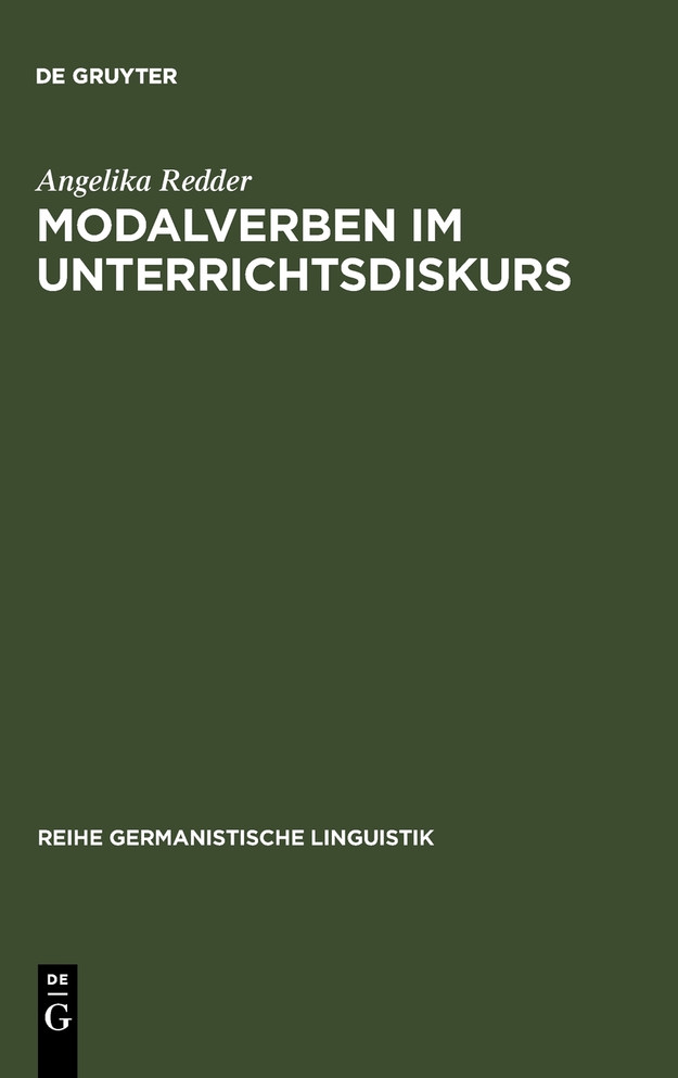 Modalverben im Unterrichtsdiskurs