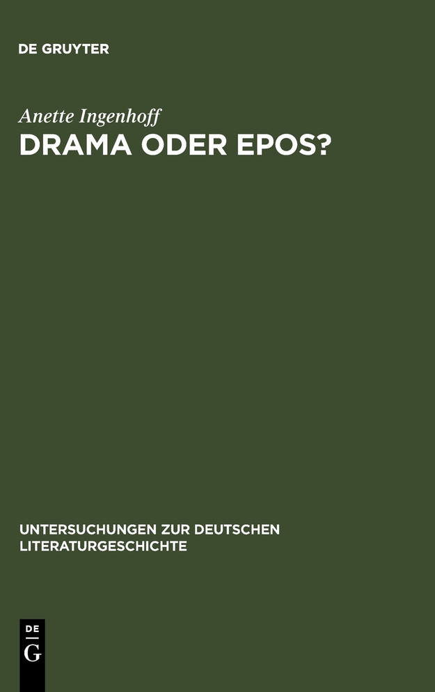 Drama oder Epos?