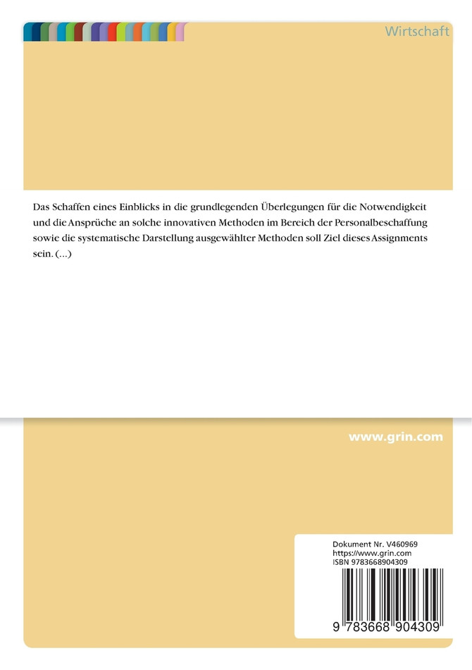 Innovative Methoden der Personalbeschaffung