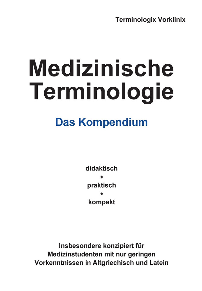 Medizinische Terminologie