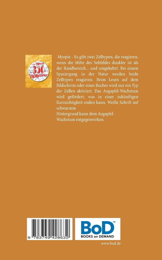 Vorbeugung gegen Myopie - Invertierte Lesetexte gegen Kurzsichtigkeit