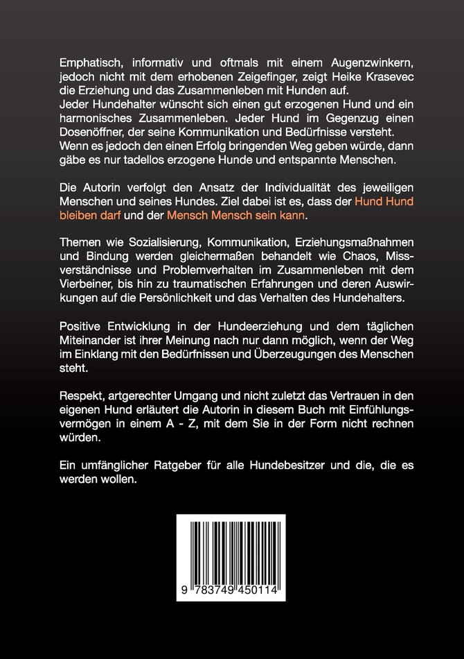 Hund bleiben - Mensch sein   Hund sein - Mensch bleiben
