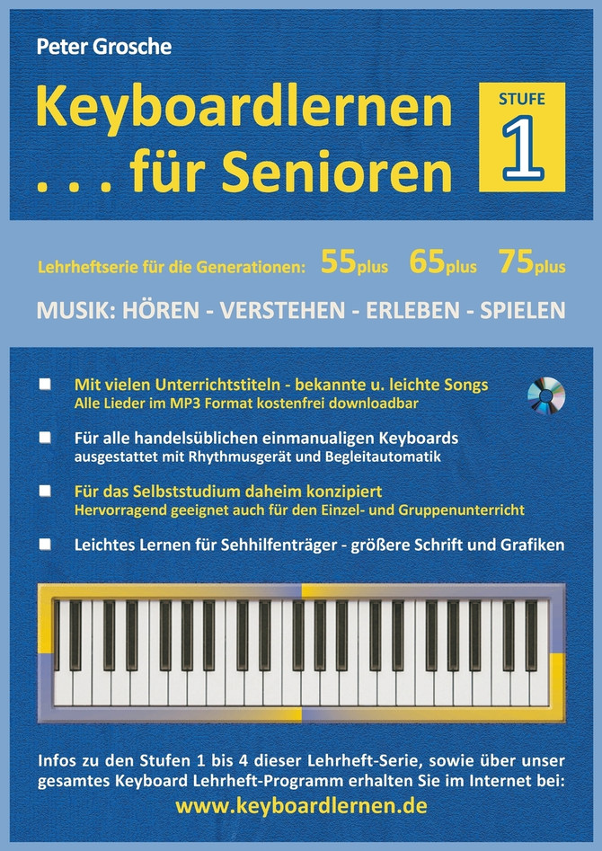 Keyboardlernen für Senioren (Stufe 1)