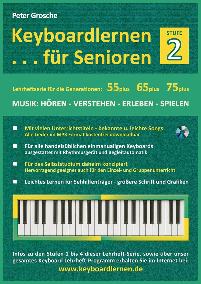 Keyboardlernen für Senioren (Stufe 2)
