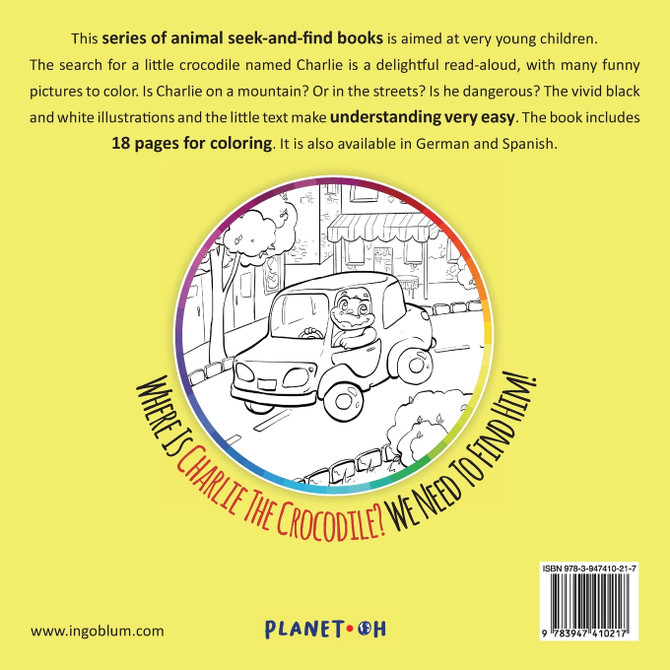 Where Is My Little Crocodile? - Coloring Book