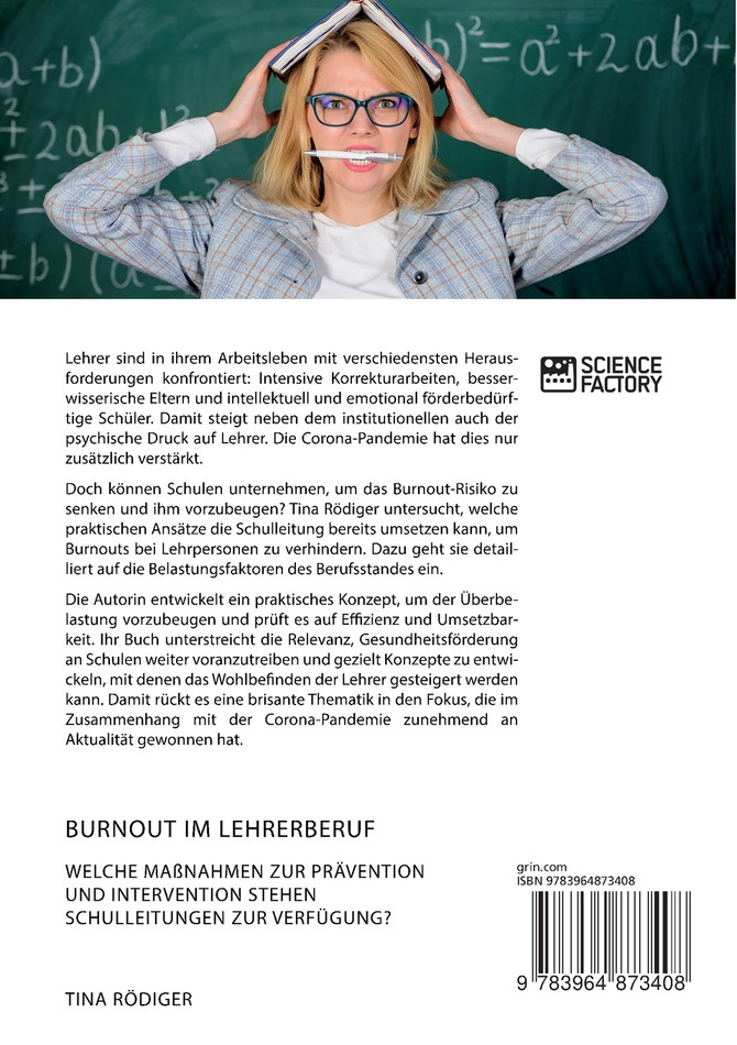 Burnout im Lehrerberuf. Welche Maßnahmen zur Prävention und Intervention stehen Schulleitungen zur Verfügung?