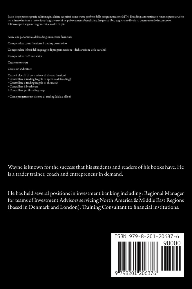 Programmazione di Expert Advisor Per Principianti