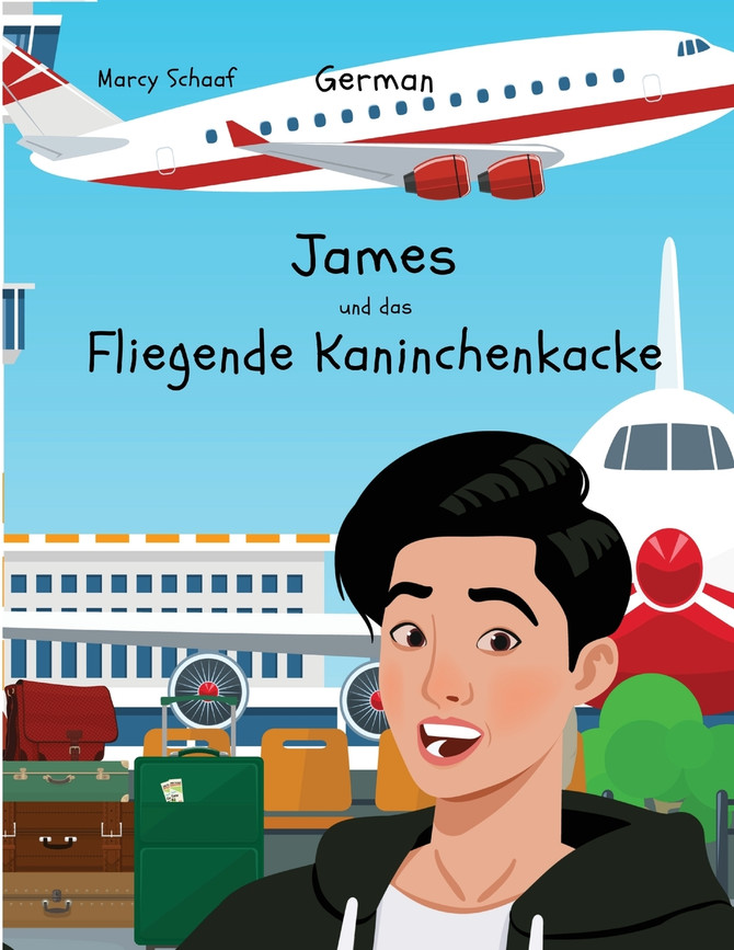 James  und das  Fliegende Kaninchenkacke (German) James and the FLying Rabbit Poop