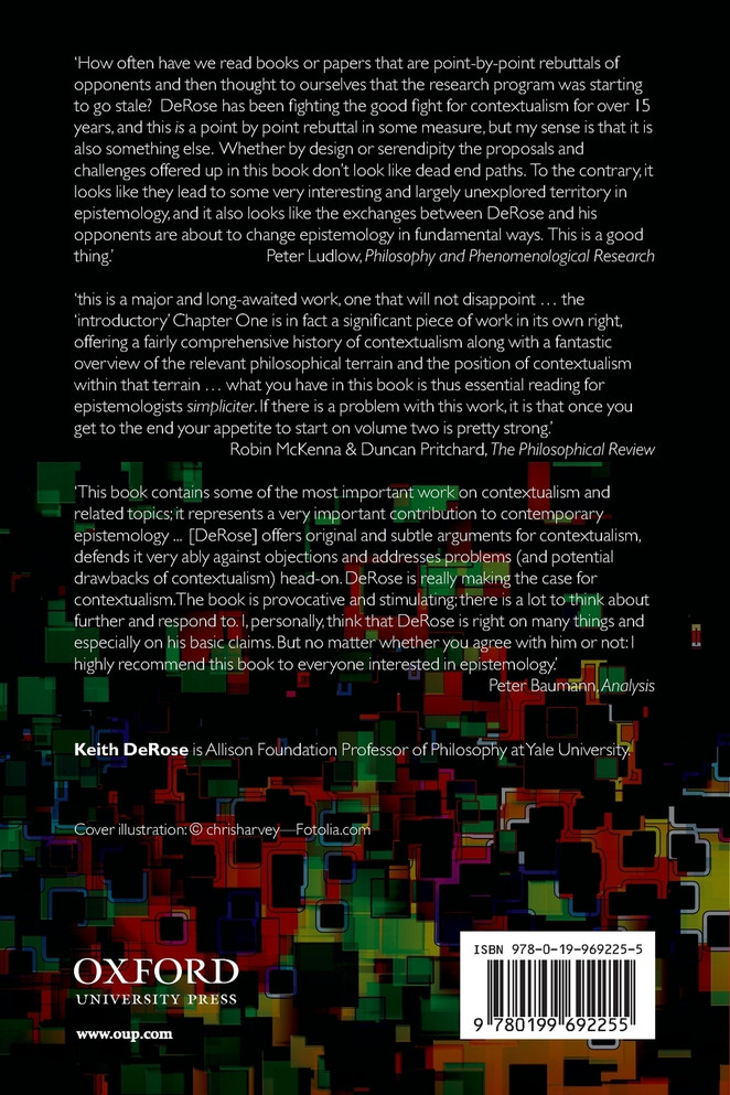 Case for Contextualism, Volume 1