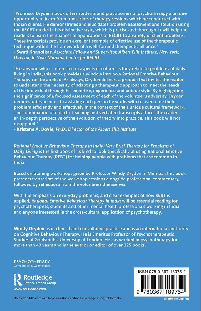 Rational Emotive Behaviour Therapy in India