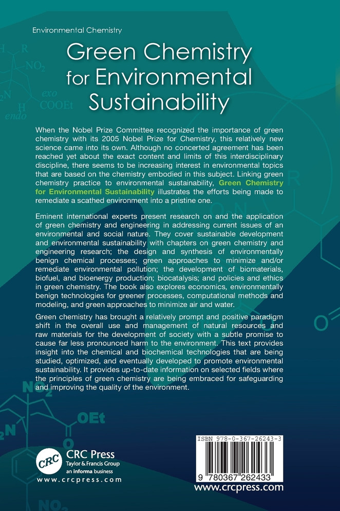 Green Chemistry for Environmental Sustainability