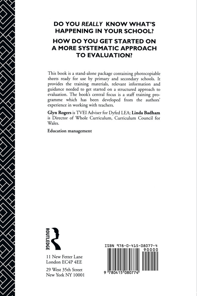 Evaluation in Schools