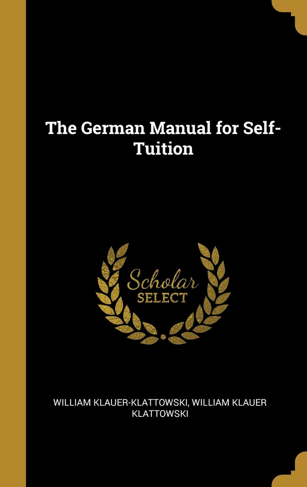 The German Manual for Self-Tuition
