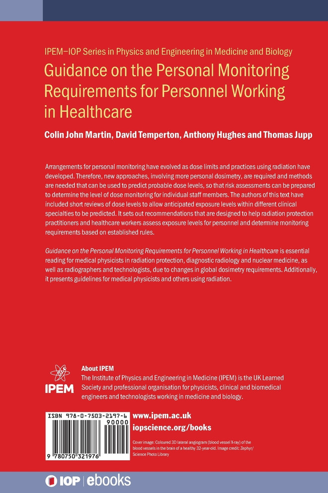 Guidance on the Personal Monitoring Requirements for Personnel Working in Healthcare