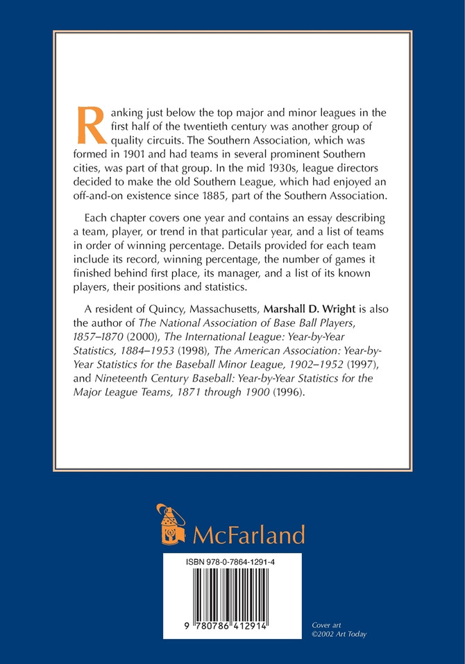 The Southern Association in Baseball, 1885-1961