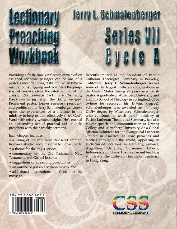 Lectionary Preaching Workbook, Series VII, Cycle A