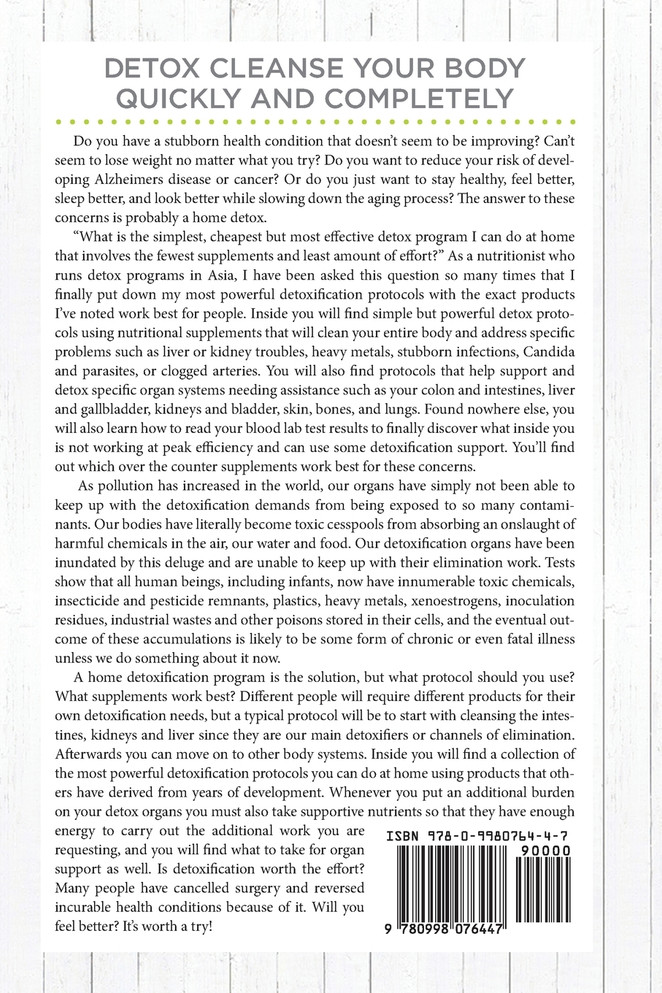 Detox Cleanse Your Body Quickly and Completely