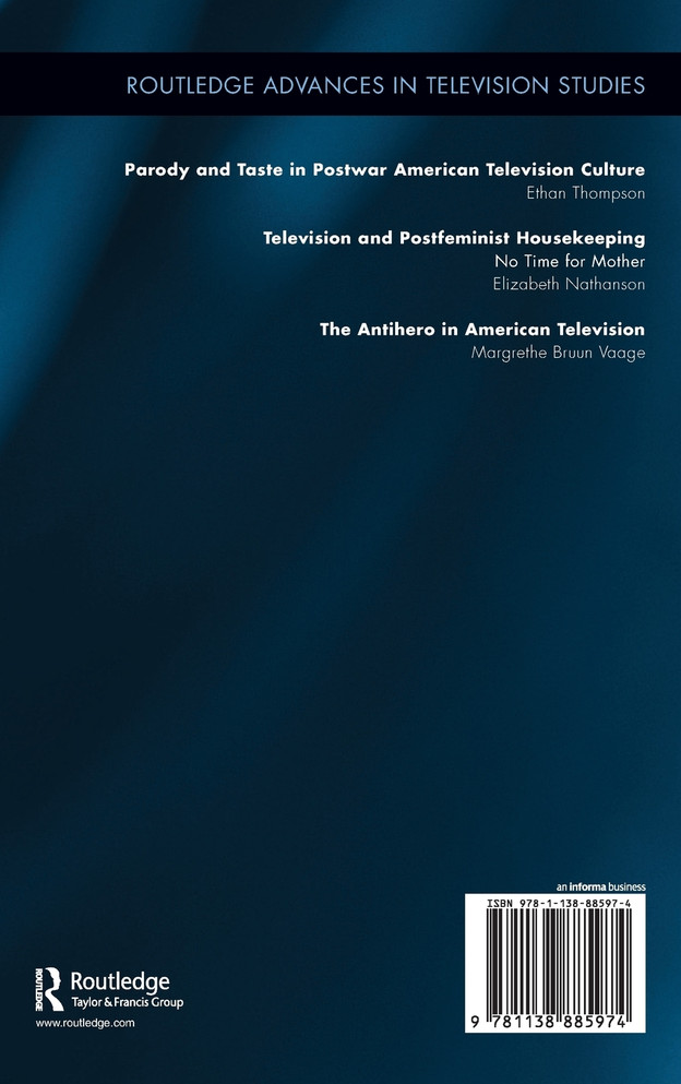 The Antihero in American Television