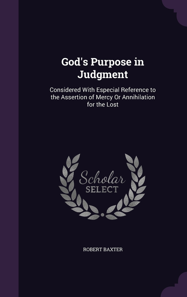 God's Purpose in Judgment