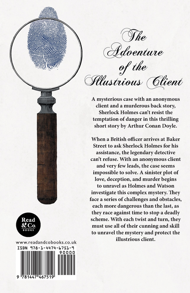 The Adventure of the Illustrious Client - A Sherlock Holmes Short Story