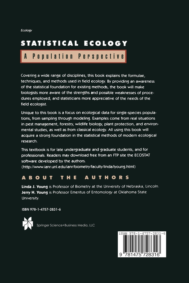 Statistical Ecology
