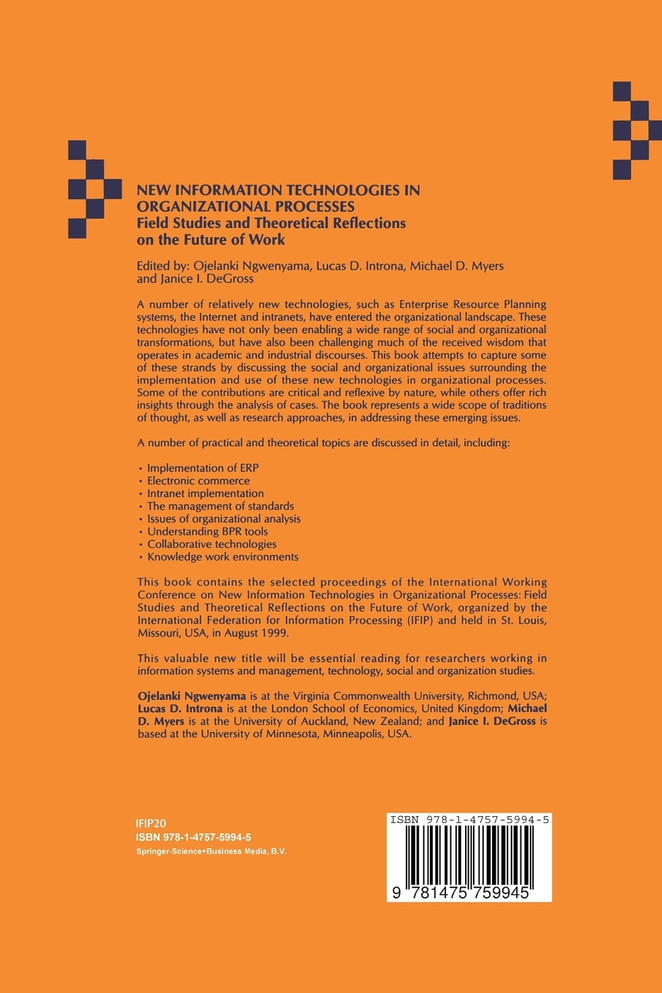 New Information Technologies in Organizational Processes