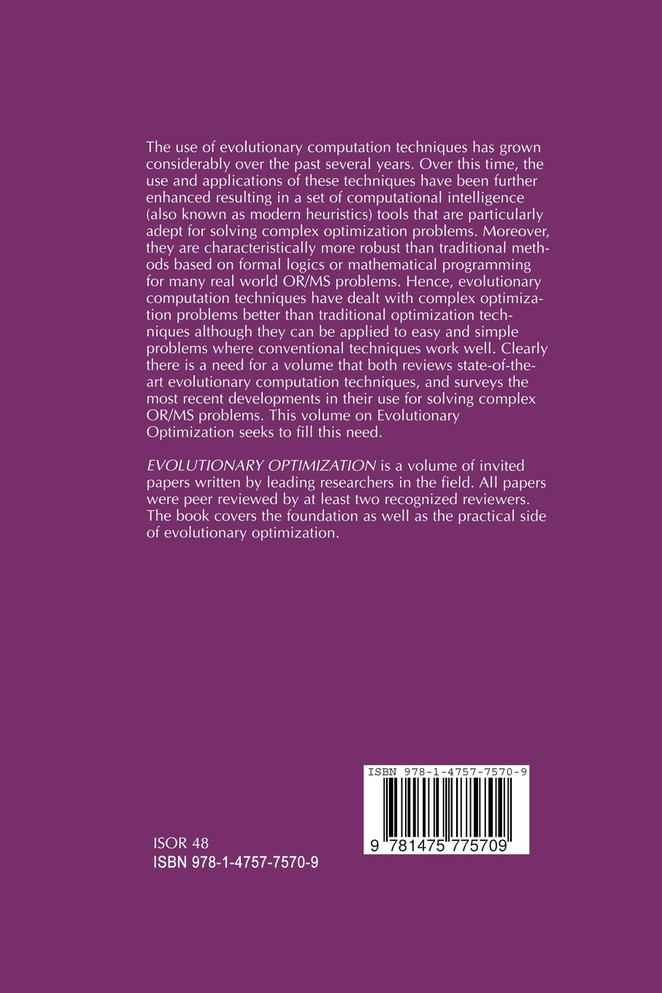 Evolutionary Optimization