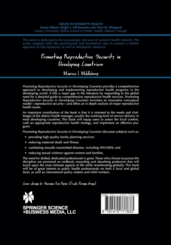 Promoting Reproductive Security in Developing Countries