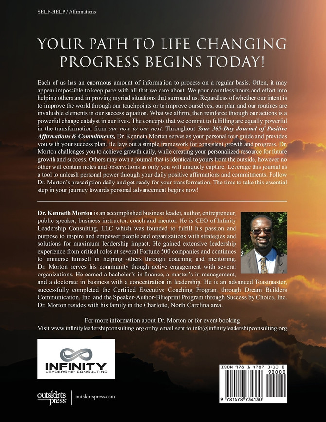 Your 365-Day Journal of Positive Affirmations & Commitments