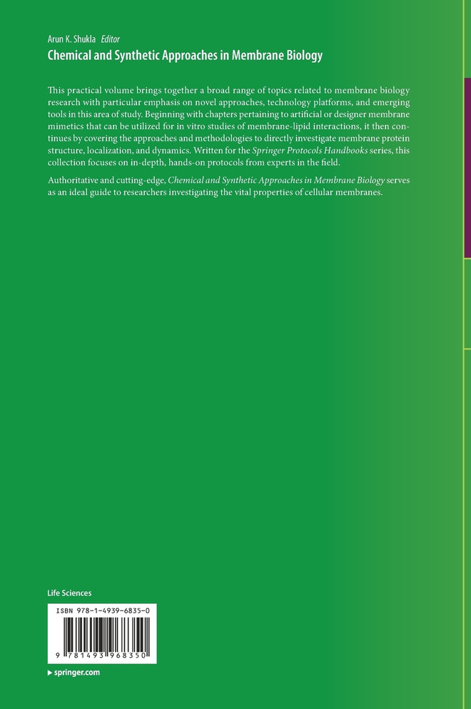 Chemical and Synthetic Approaches in Membrane Biology