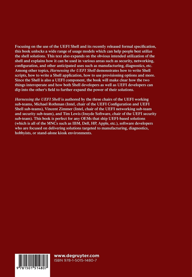 Harnessing the UEFI Shell