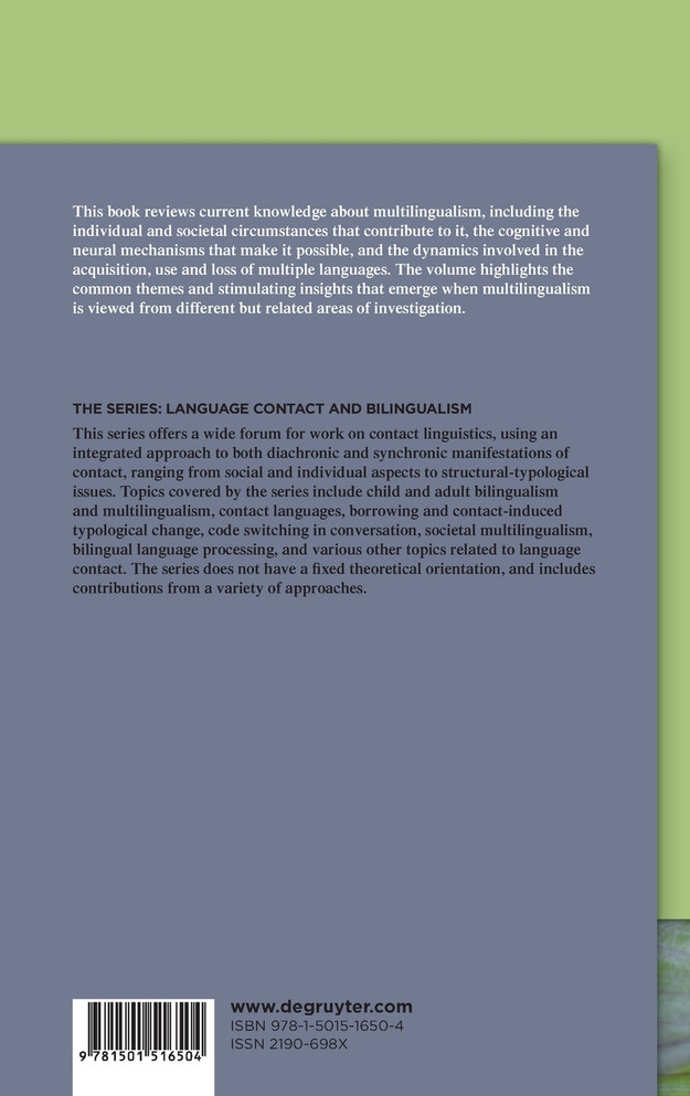 Multidisciplinary Perspectives on Multilingualism