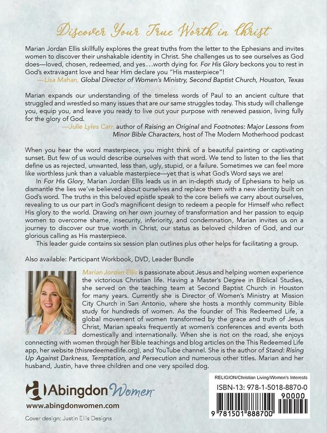 For His Glory - Women's Bible Study Leader Guide