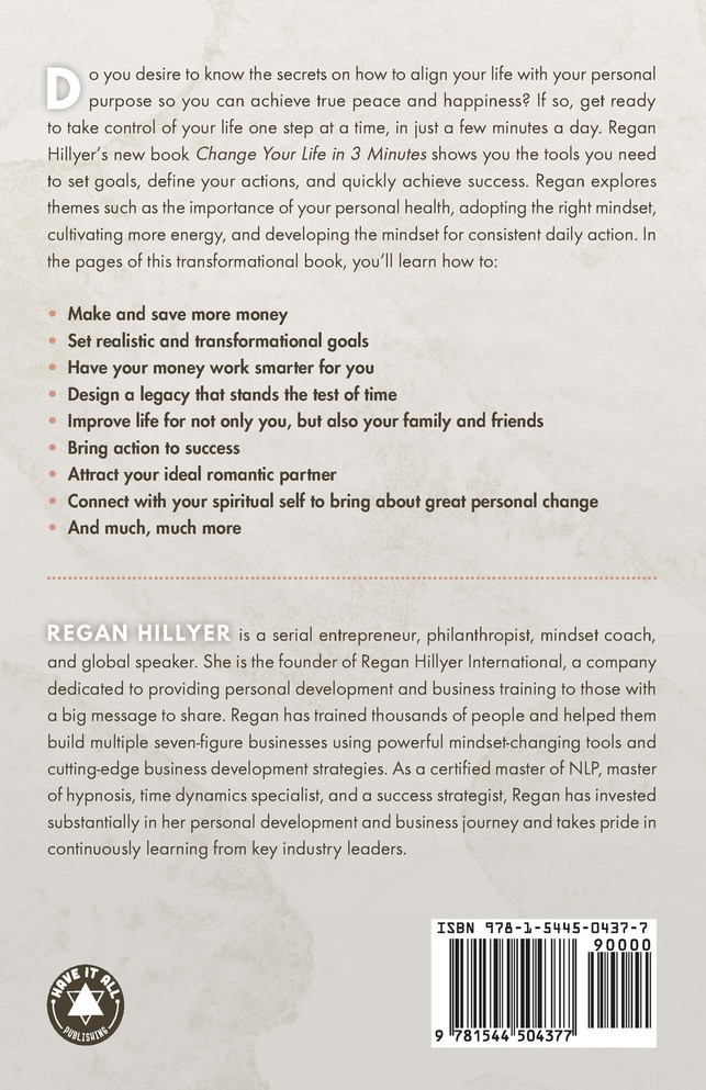 Change Your Life in 3 Minutes