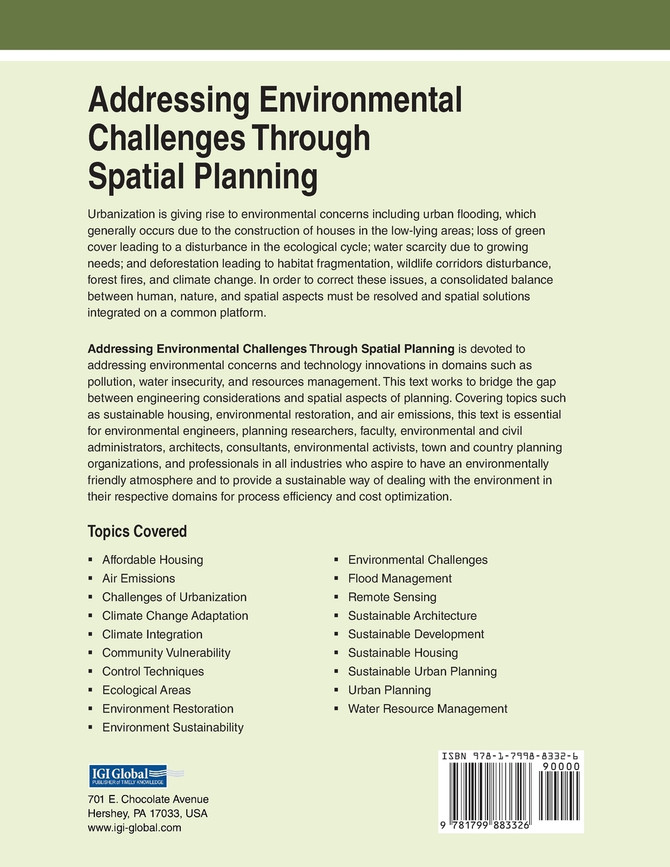 Addressing Environmental Challenges Through Spatial Planning