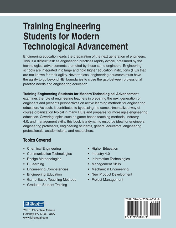 Training Engineering Students for Modern Technological Advancement