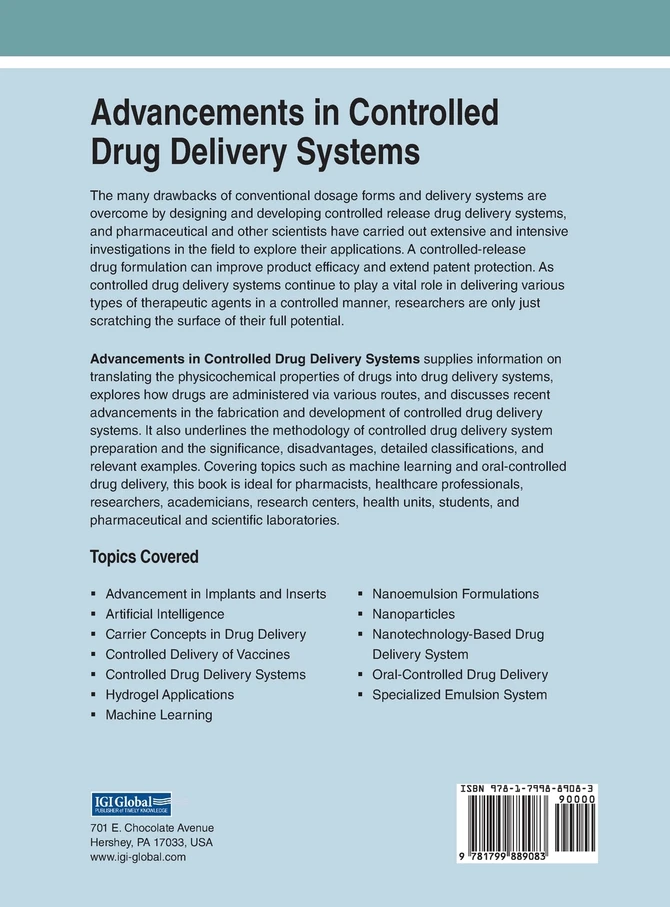 Advancements in Controlled Drug Delivery Systems