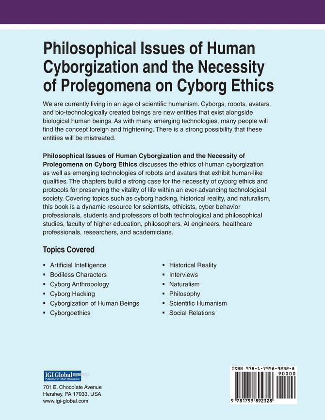 Philosophical Issues of Human Cyborgization and the Necessity of Prolegomena on Cyborg Ethics