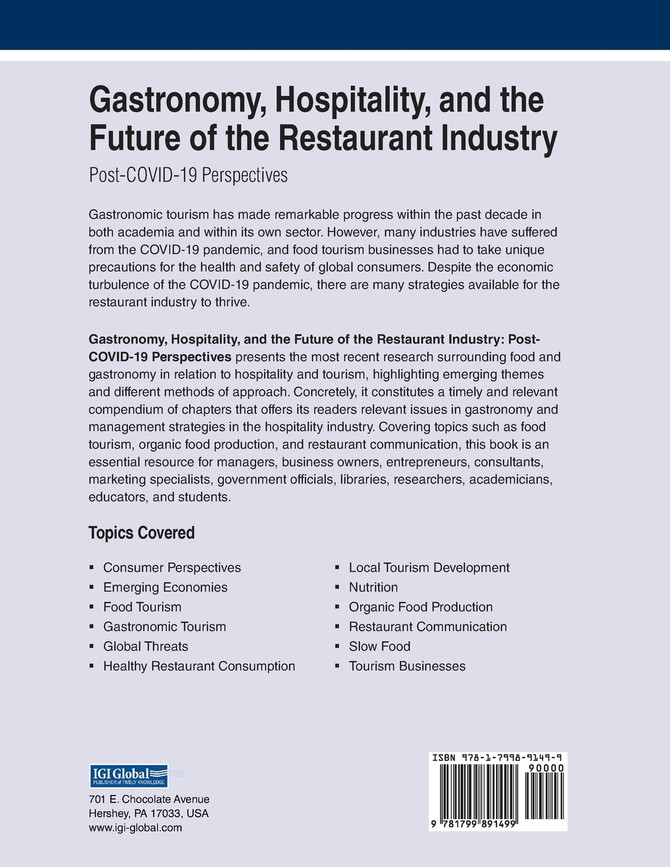 Gastronomy, Hospitality, and the Future of the Restaurant Industry