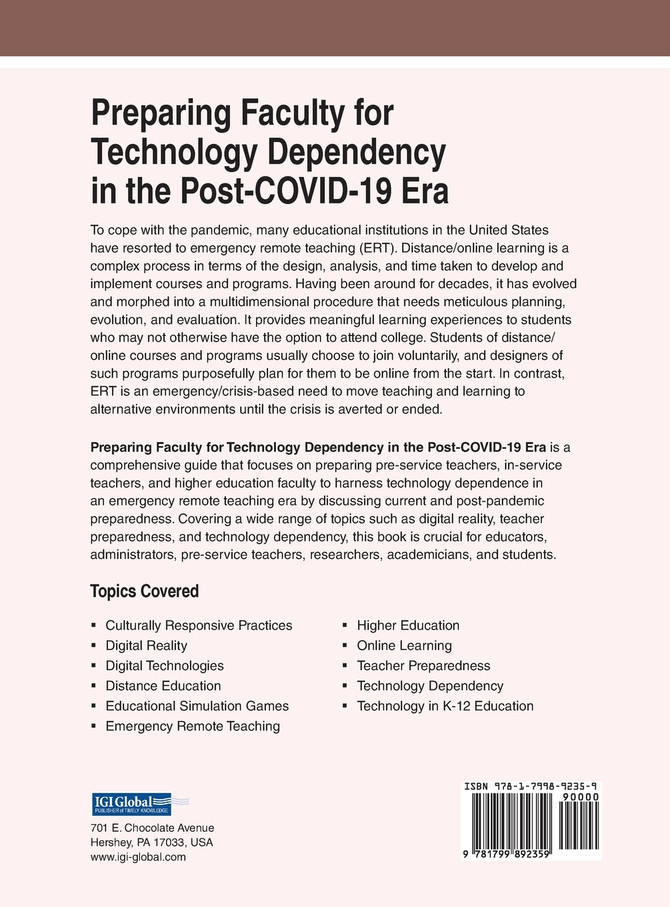 Preparing Faculty for Technology Dependency in the Post-COVID-19 Era