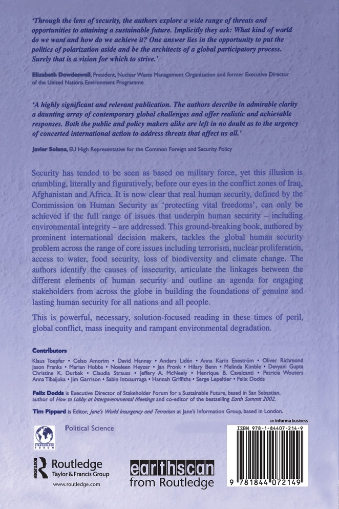 Human and Environmental Security