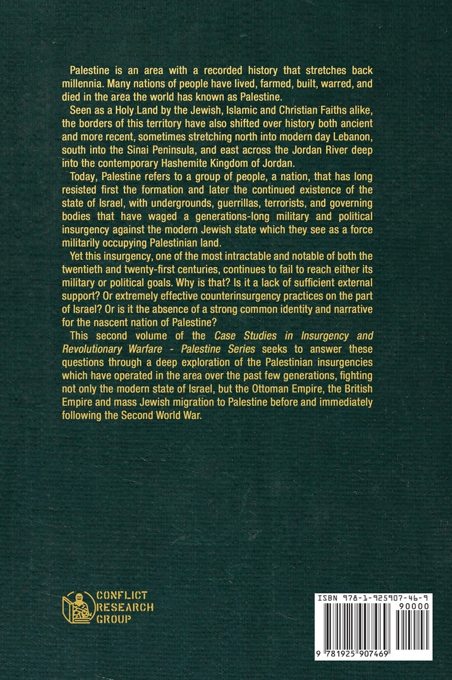 Case Studies in Insurgency and Revolutionary Warfare - Palestine Series
