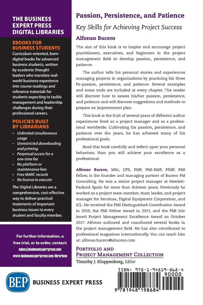 Passion, Persistence, and Patience