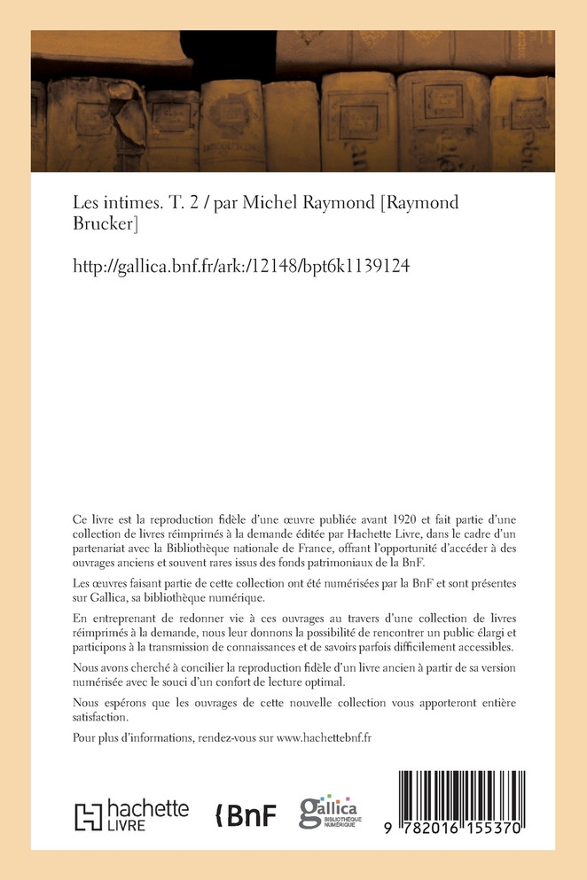 Les intimes. T02