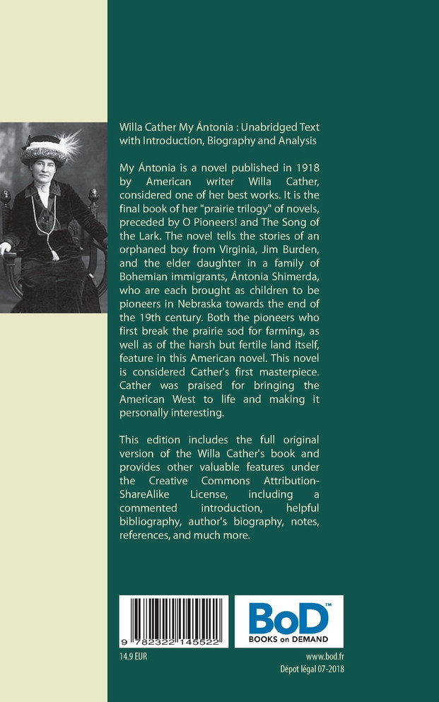 Willa Cather My Antonia