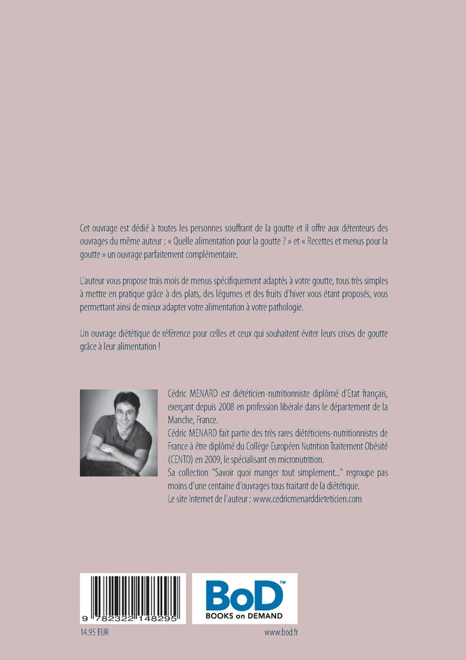 Menus d'hiver pour la goutte