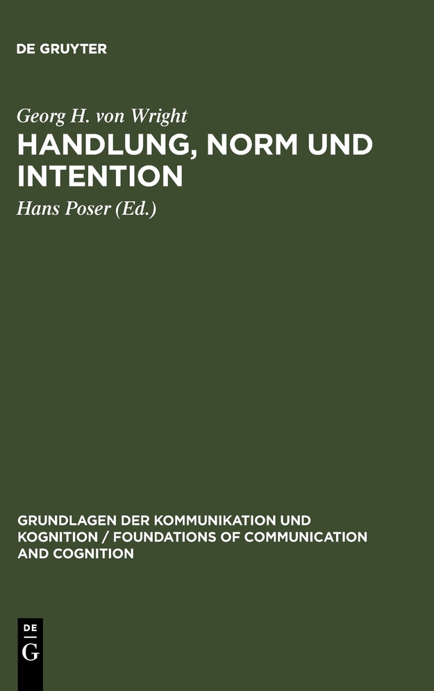 Handlung, Norm und Intention