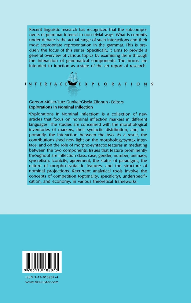 Explorations in Nominal Inflection
